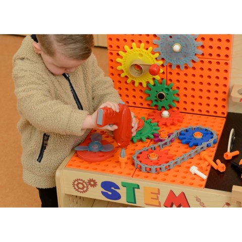 Masterkidz MASTERKIDZ Drewniany Warsztat XXL Montessori STEM z Narzędziami + Akcesoria Masterkidz MASTERKIDZ Drewniany Warsztat XXL Montessori STEM z Narzędziami + Akcesoria