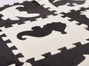 Mata edukacyjna piankowa puzzle 114 x 114 x 1 cm czarna 25 elementów Kik Sp. z o. o. Sp. k.