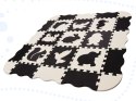 Mata edukacyjna piankowa puzzle 114 x 114 x 1 cm czarna 25 elementów Kik Sp. z o. o. Sp. k.