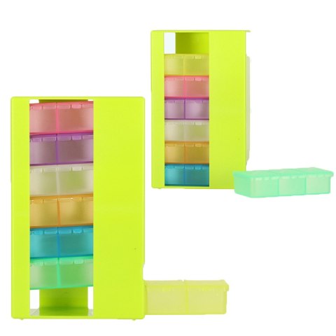 Pudełko organizer na leki na tabletki kasetka 7 dni 3 pory dnia 4 języki Kik Sp. z o. o. Sp. k. Pudełko organizer na leki na tabletki kasetka 7 dni 3 pory dnia 4 języki Kik Sp. z o. o. Sp. k.