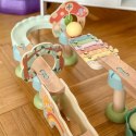 Tooky Toy TOOKY TOY Drewniany Muzyczny Tor Kulkowy Kulodrom 44 el. Pastelowe