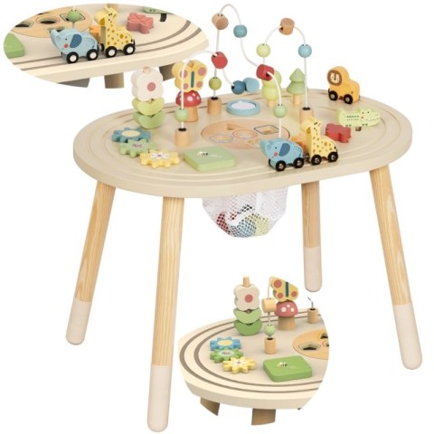 Tooky Toy TOOKY TOY Drewniany Stolik Aktywności Safari
