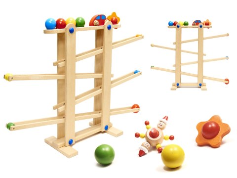 Tor kulkowy drewniany kulodrom montessori XXL Kik Sp. z o. o. Sp. k.