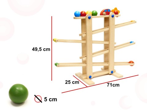 Tor kulkowy drewniany kulodrom montessori XXL Kik Sp. z o. o. Sp. k. Tor kulkowy drewniany kulodrom montessori XXL Kik Sp. z o. o. Sp. k.