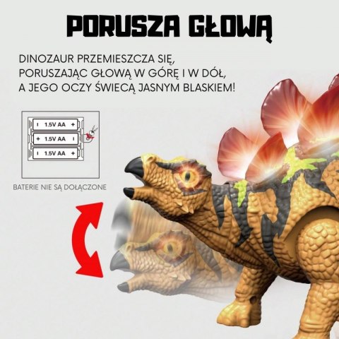 Woopie WOOPIE Dinozaur Zdalnie Sterowany RC Robot Stegozaur Woopie WOOPIE Dinozaur Zdalnie Sterowany RC Robot Stegozaur