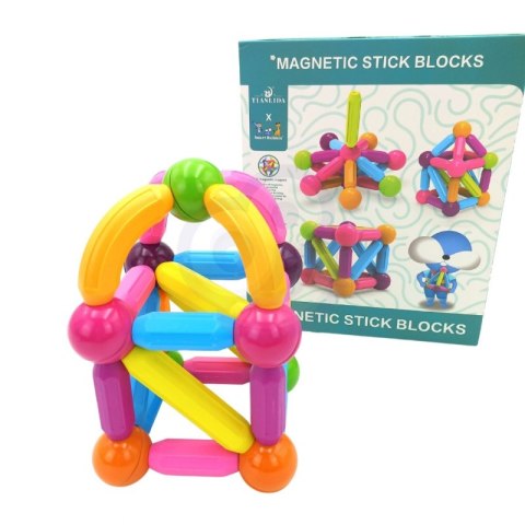 Woopie WOOPIE Magnetyczne Klocki Konstrukcyjne Edukacyjne Duże Grube 28 el. Woopie WOOPIE Magnetyczne Klocki Konstrukcyjne Edukacyjne Duże Grube 28 el.