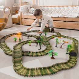 Woopie WOOPIE Tor Samochodowy XXL Dinozaury 240 el.