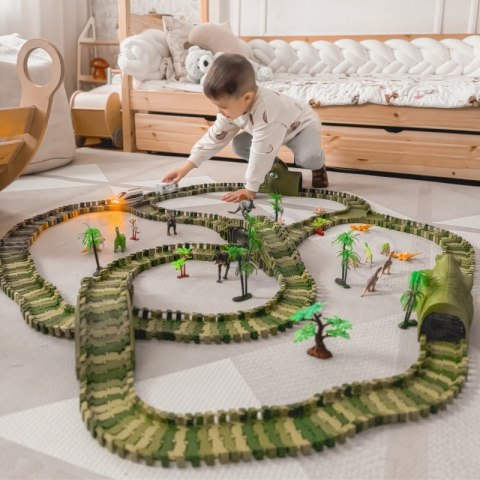 Woopie WOOPIE Tor Samochodowy XXL Dinozaury 240 el. Woopie WOOPIE Tor Samochodowy XXL Dinozaury 240 el.