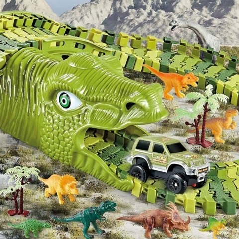 Woopie WOOPIE Tor Samochodowy XXL Dinozaury 240 el. Woopie WOOPIE Tor Samochodowy XXL Dinozaury 240 el.
