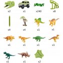 Woopie WOOPIE Tor Samochodowy XXL Dinozaury 240 el.