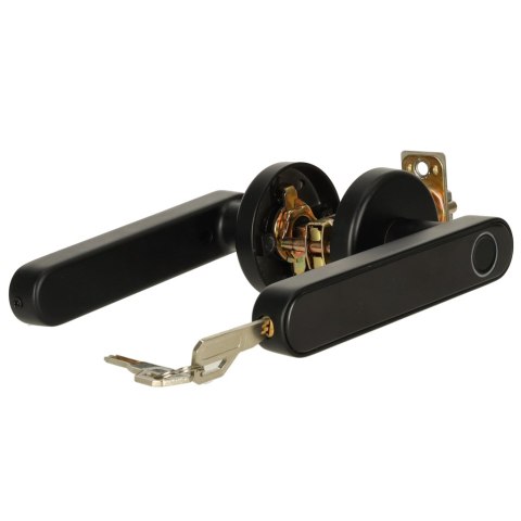 Zamek elektroniczny do drzwi klamka na kod odcisk palca bluetooth Kik Sp. z o. o. Sp. k. Zamek elektroniczny do drzwi klamka na kod odcisk palca bluetooth Kik Sp. z o. o. Sp. k.