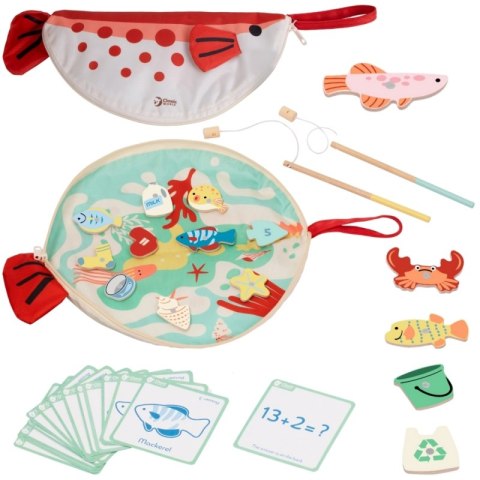Classic World CLASSIC WORLD Edukacyjna Gra Łowienie Rybek na Magnes z Kartami do Nauki Liczenia 35 el. Classic World CLASSIC WORLD Edukacyjna Gra Łowienie Rybek na Magnes z Kartami do Nauki Liczenia 35 el.
