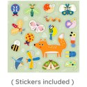 Classic World CLASSIC WORLD Układanka Magnetyczna Zwierzęta Tablica Klocki Puzzle Pamięć 66 el.