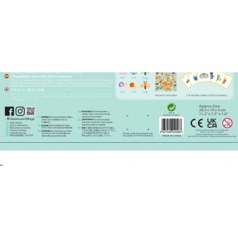 Classic World CLASSIC WORLD Układanka Magnetyczna Zwierzęta Tablica Klocki Puzzle Pamięć 66 el. Classic World CLASSIC WORLD Układanka Magnetyczna Zwierzęta Tablica Klocki Puzzle Pamięć 66 el.