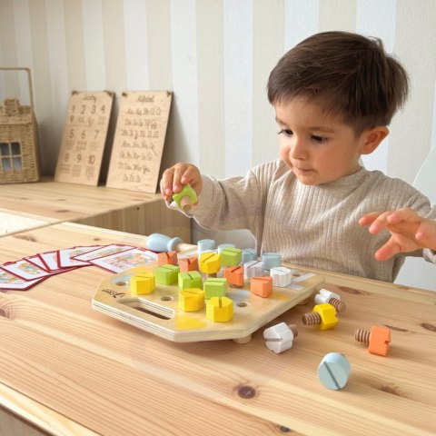 Classic World CLASSIC WORLD Wooden Manipulative Board Logic Puzzle Classic World CLASSIC WORLD Wooden Manipulative Board Logic Puzzle