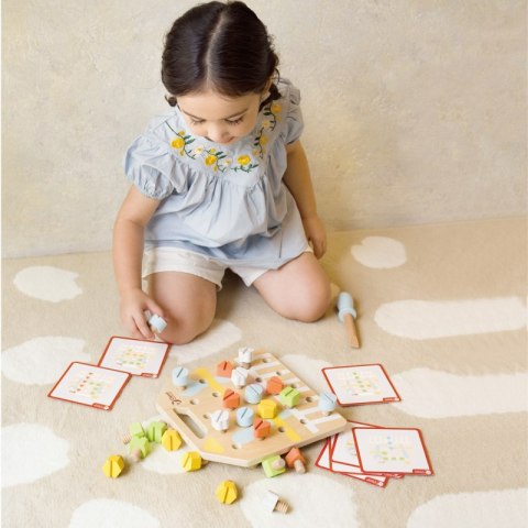 Classic World CLASSIC WORLD Wooden Manipulative Board Logic Puzzle Classic World CLASSIC WORLD Wooden Manipulative Board Logic Puzzle