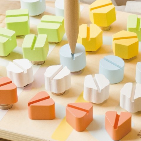 Classic World CLASSIC WORLD Wooden Manipulative Board Logic Puzzle Classic World CLASSIC WORLD Wooden Manipulative Board Logic Puzzle