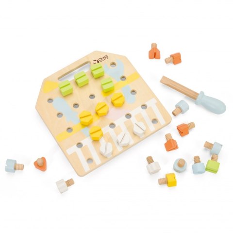 Classic World CLASSIC WORLD Wooden Manipulative Board Logic Puzzle Classic World CLASSIC WORLD Wooden Manipulative Board Logic Puzzle