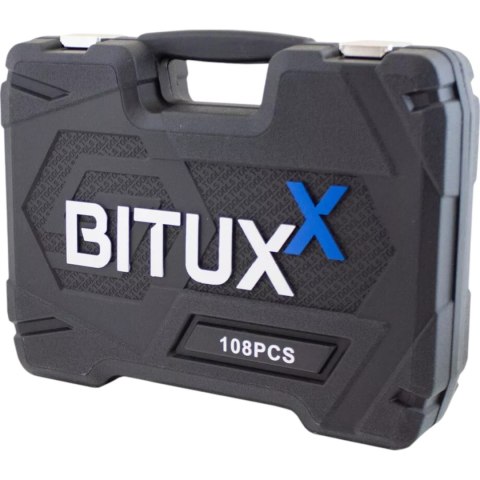 E-hurtownia Zestaw kluczy nasadowych 108 el crv bituxx grzechotki torx w walizce E-hurtownia Zestaw kluczy nasadowych 108 el crv bituxx grzechotki torx w walizce