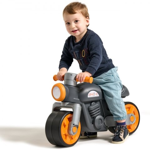 FALK FALK Jeździk Biegowy Ciche Koła Motor Prem1er Retro Czarny 12m+ FALK FALK Jeździk Biegowy Ciche Koła Motor Prem1er Retro Czarny 12m+