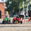 FALK FALK Traktorek Red Supercharger na Pedały z Przyczepką Otwierany od 3 Lat