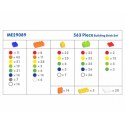 Masterkidz MASTERKIDZ Zestaw Klocków Konstrukcyjnych STEM 563 el. z Nakładkami na Panel 4 szt.