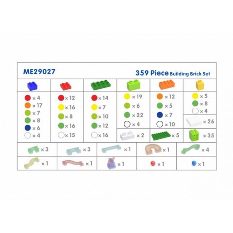 Masterkidz MASTERKIDZ Zestaw Klocków Konstrukcyjnych Tor Kulkowy STEM 359 el. Masterkidz MASTERKIDZ Zestaw Klocków Konstrukcyjnych Tor Kulkowy STEM 359 el.