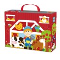 Tooky Toy TOOKY TOY Drewniana Farma w Walizce Figurki Pojazdy