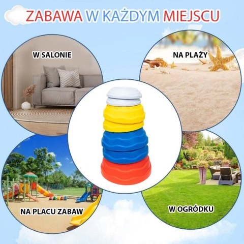 Woopie WOOPIE Kamienie Balansujące Sensoryczne Trening Równowagi 5 szt Woopie WOOPIE Kamienie Balansujące Sensoryczne Trening Równowagi 5 szt