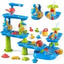 Woopie WOOPIE Ogromny Aquapark Stolik Wodny 6w1 Piaskownica Wodospad Tor Wodny 6-poziomowy Modułowy