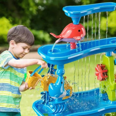 Woopie WOOPIE Ogromny Aquapark Stolik Wodny 6w1 Piaskownica Wodospad Tor Wodny 6-poziomowy Modułowy Woopie WOOPIE Ogromny Aquapark Stolik Wodny 6w1 Piaskownica Wodospad Tor Wodny 6-poziomowy Modułowy