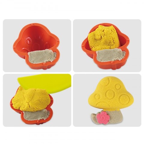 Woopie WOOPIE Piasek Kinetyczny 0,8 kg Zestaw w Koszyku z Foremkami + / Woopie WOOPIE Piasek Kinetyczny 0,8 kg Zestaw w Koszyku z Foremkami + /