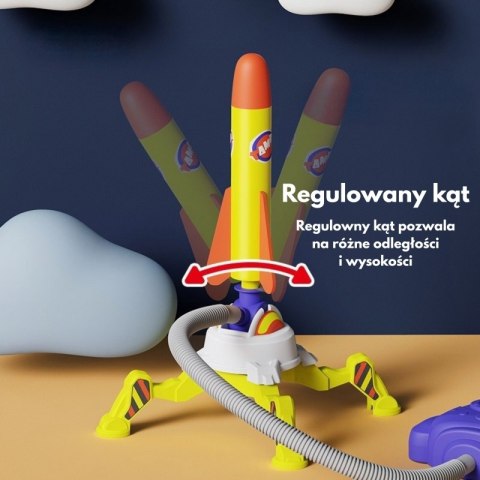Woopie WOOPIE Podwójna Wyrzutnia Rakiet Piankowych 6 szt. Woopie WOOPIE Podwójna Wyrzutnia Rakiet Piankowych 6 szt.