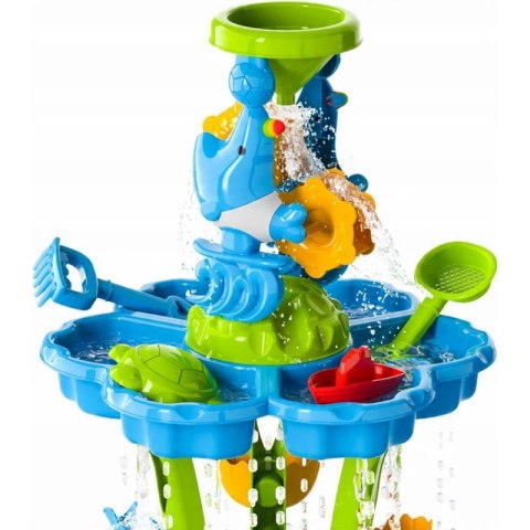 Woopie WOOPIE Stolik Wodny 2w1 Piaskownica Fontanna XXL Aquapark z Delfinem Woopie WOOPIE Stolik Wodny 2w1 Piaskownica Fontanna XXL Aquapark z Delfinem