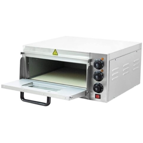 Bituxx Piec Elektryczny Uniwersalny 2000W do Pizzy Chleba 350°C Kamień Szamotowy Bituxx Piec Elektryczny Uniwersalny 2000W do Pizzy Chleba 350°C Kamień Szamotowy