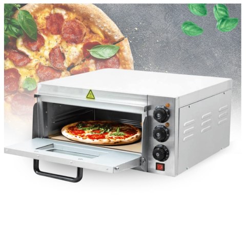 Bituxx Piec Elektryczny Uniwersalny 2000W do Pizzy Chleba 350°C Kamień Szamotowy Bituxx Piec Elektryczny Uniwersalny 2000W do Pizzy Chleba 350°C Kamień Szamotowy