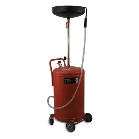 Bituxx Zlewarka Wózek do Oleju 80L Czerwona Sprężone Powietrze Lejek Bituxx Zlewarka Wózek do Oleju 80L Czerwona Sprężone Powietrze Lejek
