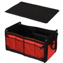 Organizer do bagażnika torba do samochodu czarny czerwony 58x37x32 Kik Sp. z o. o. Sp. k.