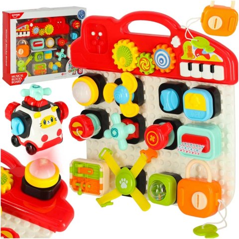 Tablica manipulacyjna interaktywna edukacyjna zabawka sensoryczna dla dzieci Kik Sp. z o. o. Sp. k. Tablica manipulacyjna interaktywna edukacyjna zabawka sensoryczna dla dzieci Kik Sp. z o. o. Sp. k.