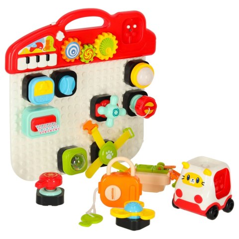 Tablica manipulacyjna interaktywna edukacyjna zabawka sensoryczna dla dzieci Kik Sp. z o. o. Sp. k. Tablica manipulacyjna interaktywna edukacyjna zabawka sensoryczna dla dzieci Kik Sp. z o. o. Sp. k.