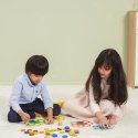 Viga Toys VIGA Drewniana Gra Dopasuj Kolory Pawi Ogon Montessori + Karty