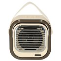 Zestaw do karaoke głośnik Bluetooth 2 mikrofony USB LED 10W kremowy Kik Sp. z o. o. Sp. k.