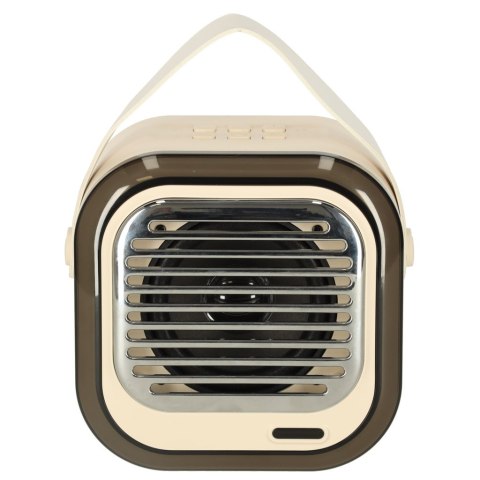 Zestaw do karaoke głośnik Bluetooth 2 mikrofony USB LED 10W kremowy Kik Sp. z o. o. Sp. k. Zestaw do karaoke głośnik Bluetooth 2 mikrofony USB LED 10W kremowy Kik Sp. z o. o. Sp. k.