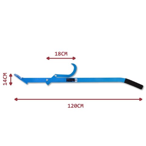 Bituxx CHWYTAK DO DREWNA HAK OBRAK R臉CZNY 120cm Stalowy do Pni K艂贸d Bituxx CHWYTAK DO DREWNA HAK OBRAK R臉CZNY 120cm Stalowy do Pni K艂贸d