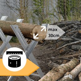 Bituxx Stojak na Drewno do Cięcia Ocynkowany Wytrzymały 150kg Kompaktowy Bituxx