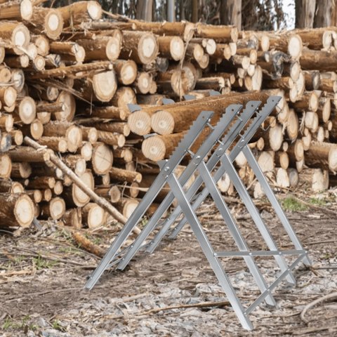 Bituxx Stojak na Drewno do Cięcia Ocynkowany Wytrzymały 150kg Kompaktowy Bituxx Bituxx Stojak na Drewno do Cięcia Ocynkowany Wytrzymały 150kg Kompaktowy Bituxx