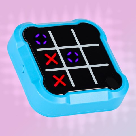 Kółko krzyżyk gra elektroniczna logiczna tic tac toe konsola przenośna niebieska Kik Sp. z o. o. Sp. k. Kółko krzyżyk gra elektroniczna logiczna tic tac toe konsola przenośna niebieska Kik Sp. z o. o. Sp. k.