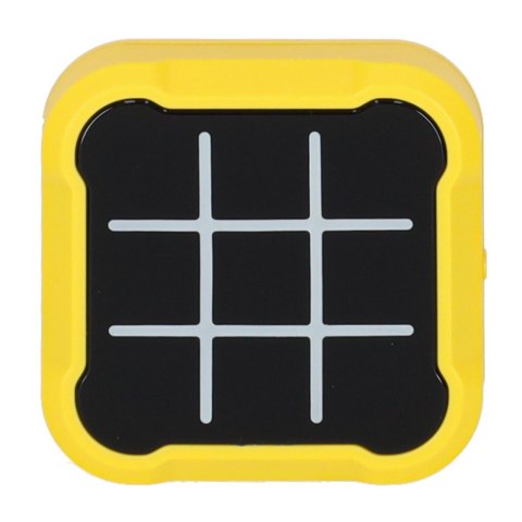 Kółko krzyżyk gra elektroniczna logiczna tic tac toe konsola przenośna żółta Kik Sp. z o. o. Sp. k. Kółko krzyżyk gra elektroniczna logiczna tic tac toe konsola przenośna żółta Kik Sp. z o. o. Sp. k.