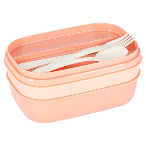 Lunch box śniadaniówka pudełko śniadaniowe z przegródkami dzielone 1900ml morelowe Kik Sp. z o. o. Sp. k. Lunch box śniadaniówka pudełko śniadaniowe z przegródkami dzielone 1900ml morelowe Kik Sp. z o. o. Sp. k.