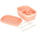 Lunch box śniadaniówka pudełko śniadaniowe z przegródkami dzielone 1900ml morelowe Kik Sp. z o. o. Sp. k.
